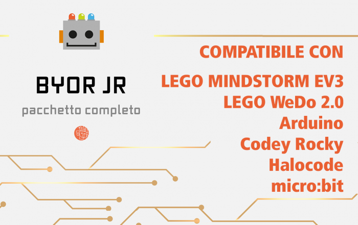 BYOR JR: Il pacchetto completo (LEGO MINDSTORMS EV3, LEGO WeDo 2.0 e Codey Rocky, Arduino, Halocode e micro:bit)