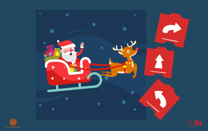 I viaggi di Babbo Natale - Turno 23 dicembre 15.45 - Coding per l'Infanzia Christmas Edition