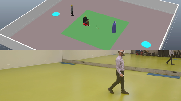 Genova, 28/02/2024: una demo di simulazione di realtà virtuale per REXASI-PRO