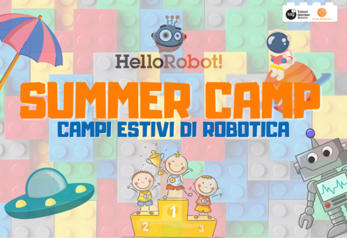 Hello Robot 2024 | Summer Camp presso Talent Garden Genova, Giardini Baltimora 1 