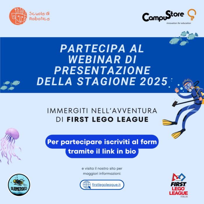 Prepariamoci all’immersione: Introduzione alla FIRST LEGO League 2025